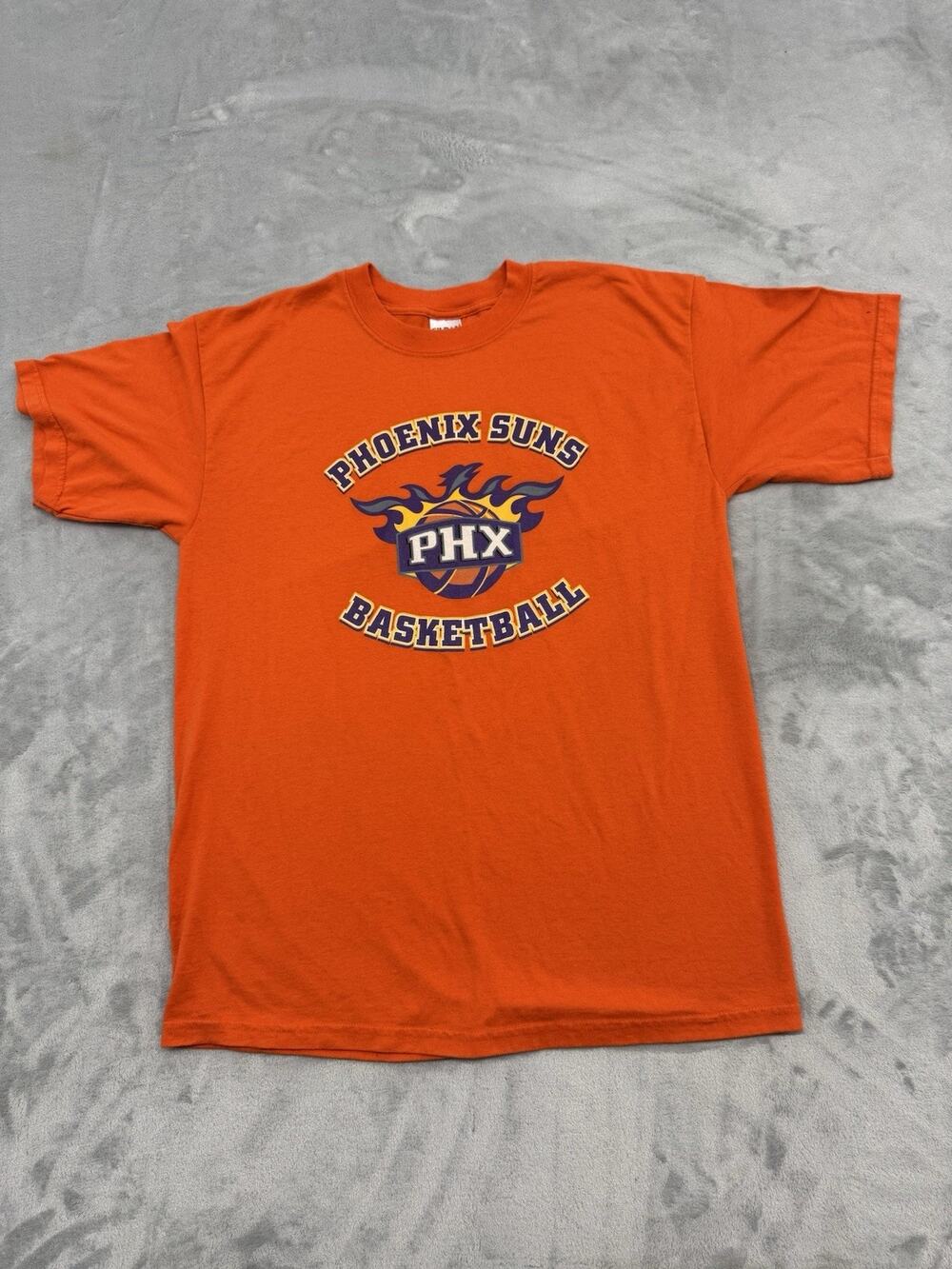 Phoenix Suns T-Shirt Men's Size Large NBA Basketball Short Sleeve Orange